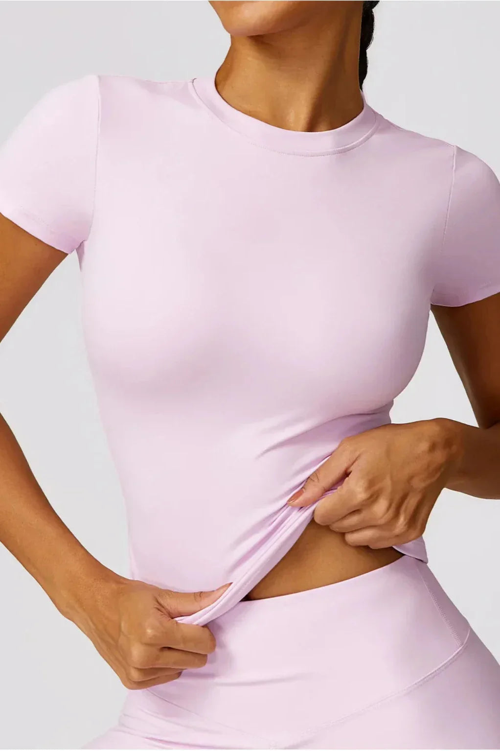 Stilla | Sømløst Træningssæt med Leggings og T-shirt