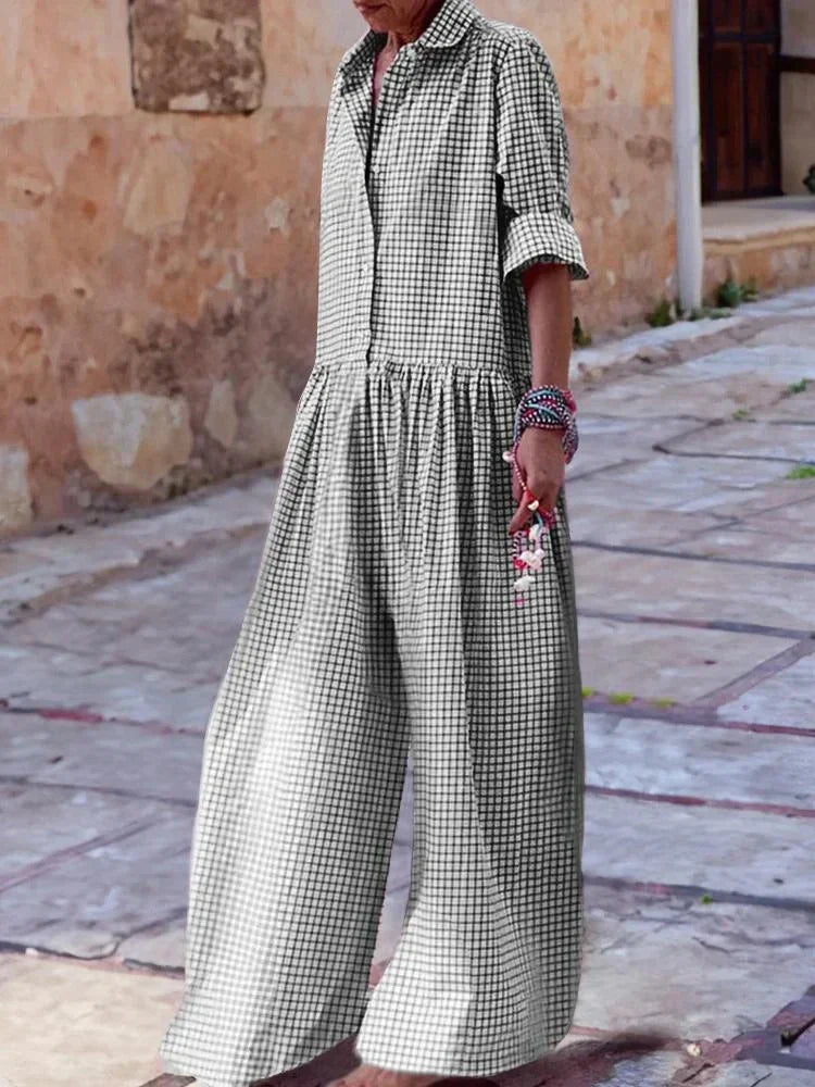 Stilla | Rutig Jumpsuit