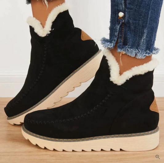 Stilla | ️fur Boots Blødt Syntetisk Læder
