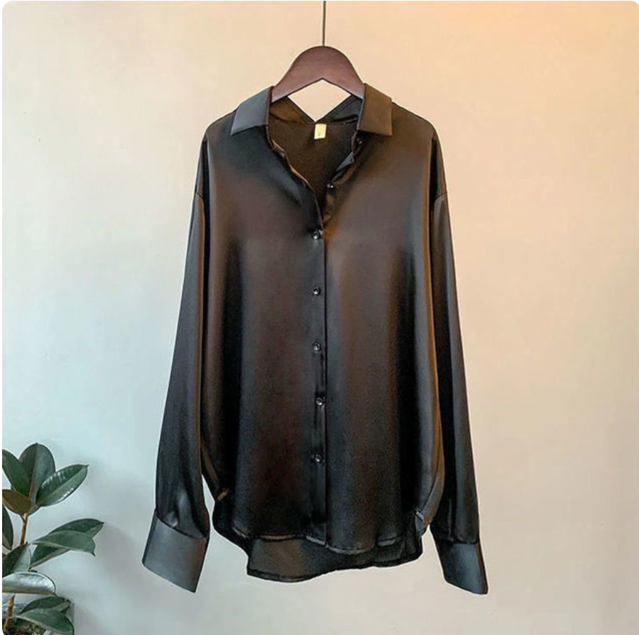 Stilla | Dame Satin Shirt