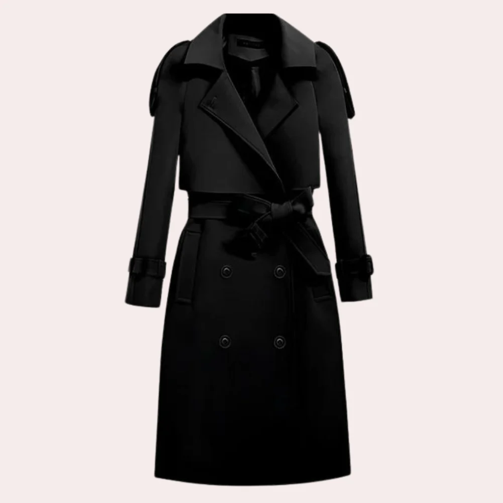 Stilla | Elegant Lang Trenchcoat til Kvinder Tidløs Elegance til Enhver Lejlighed