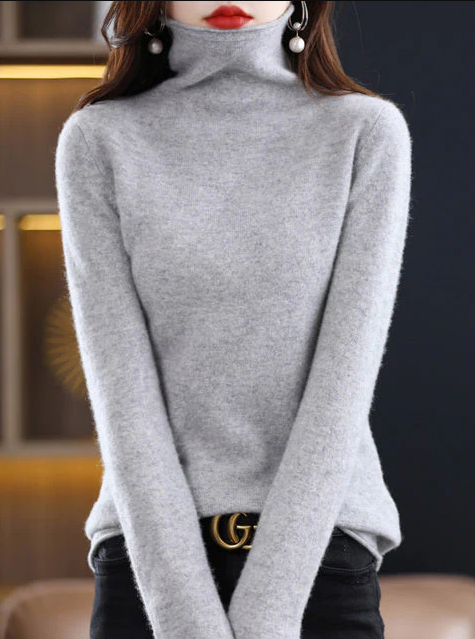 Stilla | Vinterchic: Rullekrave i Ren Uld For Stilfuld Elegance