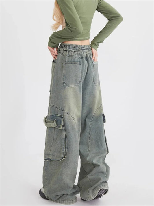Stilla | Retro Løse Jeans Med Store Lommer