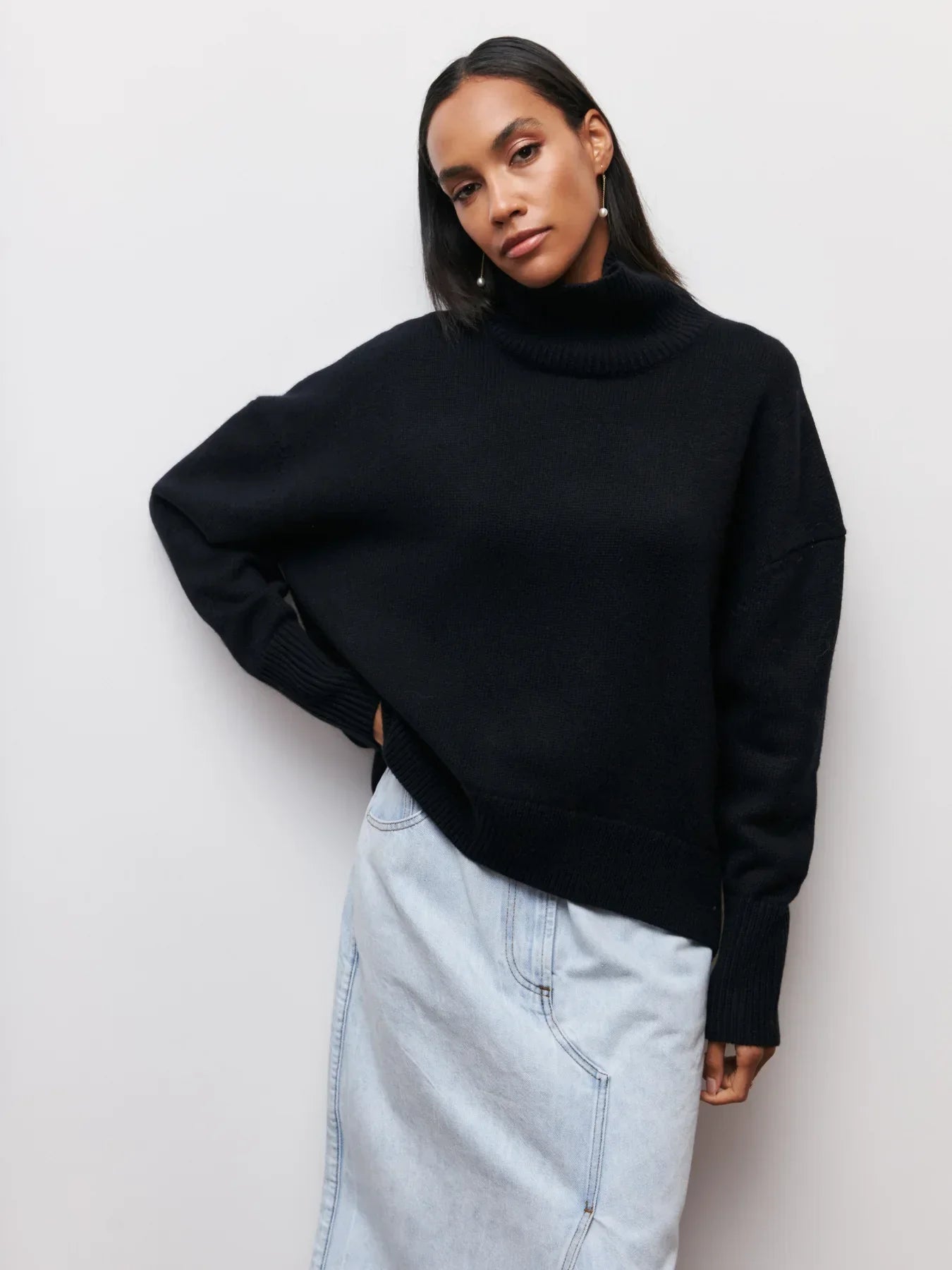Stilla | Vinterklar Strikket Turtleneck