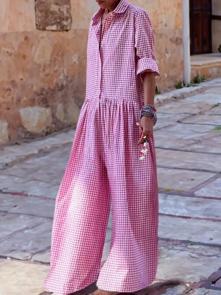 Stilla | Rutig Jumpsuit