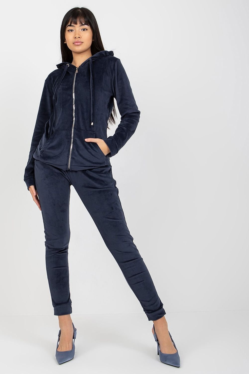 Stilla | Zip Velour Lounge Sæt Relevance