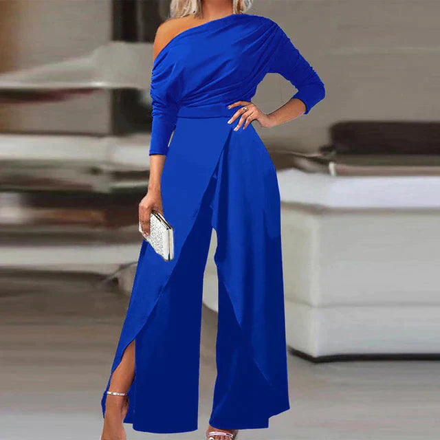 Stilla | Skulderfri Jumpsuit