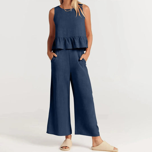 Stilla | to Dels Jumpsuit Kjole Til Kvinder Stilfuld og Alsidig