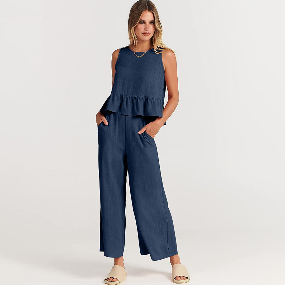 Stilla | to Dels Jumpsuit Kjole Til Kvinder Stilfuld og Alsidig