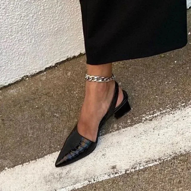 Stilla | Kvinders Croco Ortopædiske Pumps