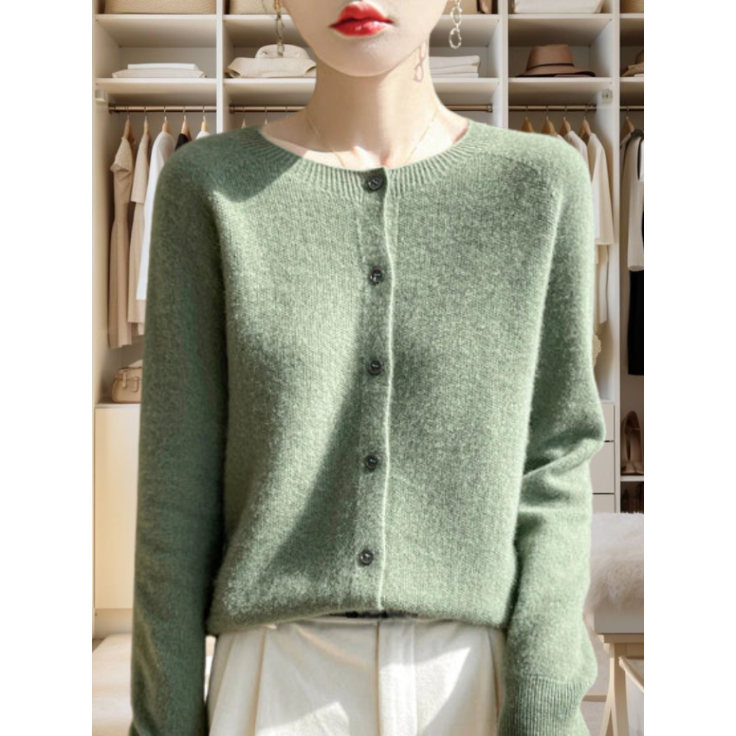 Stilla | varm cardigan til kvinder i praktisk design