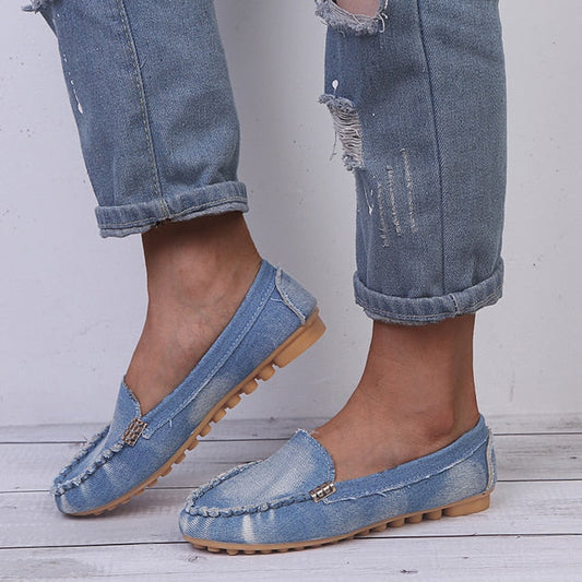 Stilla | Denim Flade Jeans Sko