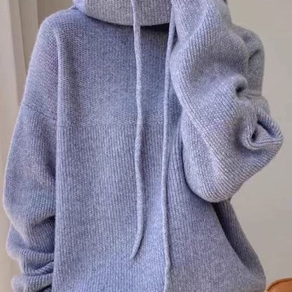 Stilla | Hætte-strik hoodie til hyggelige outfits