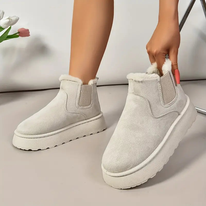 Stilla | Dame Støvler Polarfoder, Slip On, Hyggelige