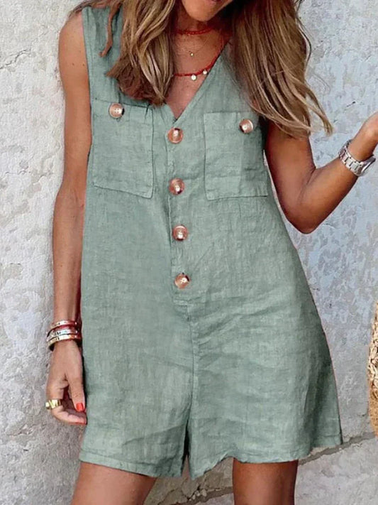 Stilla | Jumpsuit med knaplukning