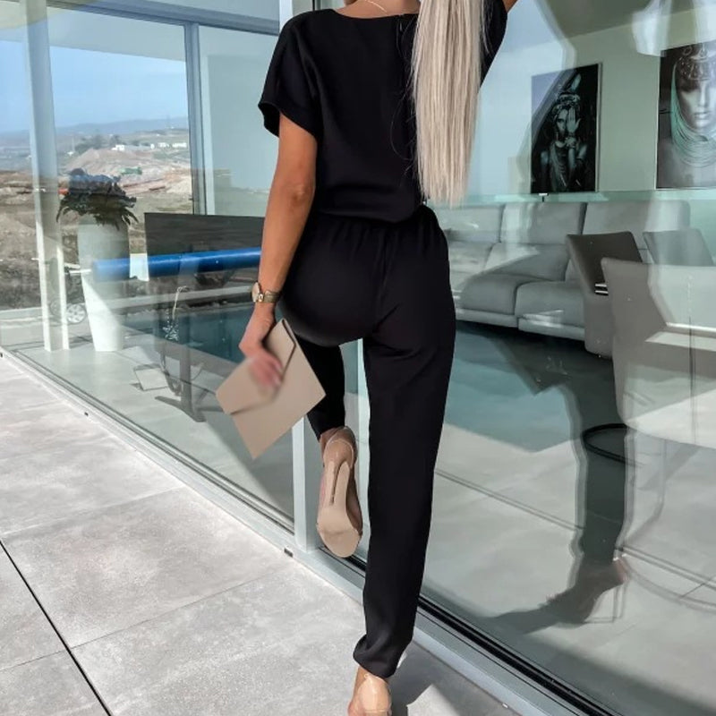 Stilla | Chic Jumpsuit med Elegant Sløjfedetalje