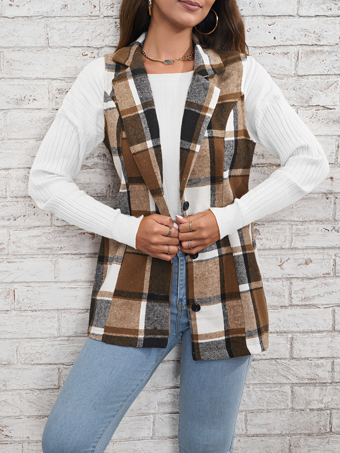 Stilla | Button Down Vest Frakke