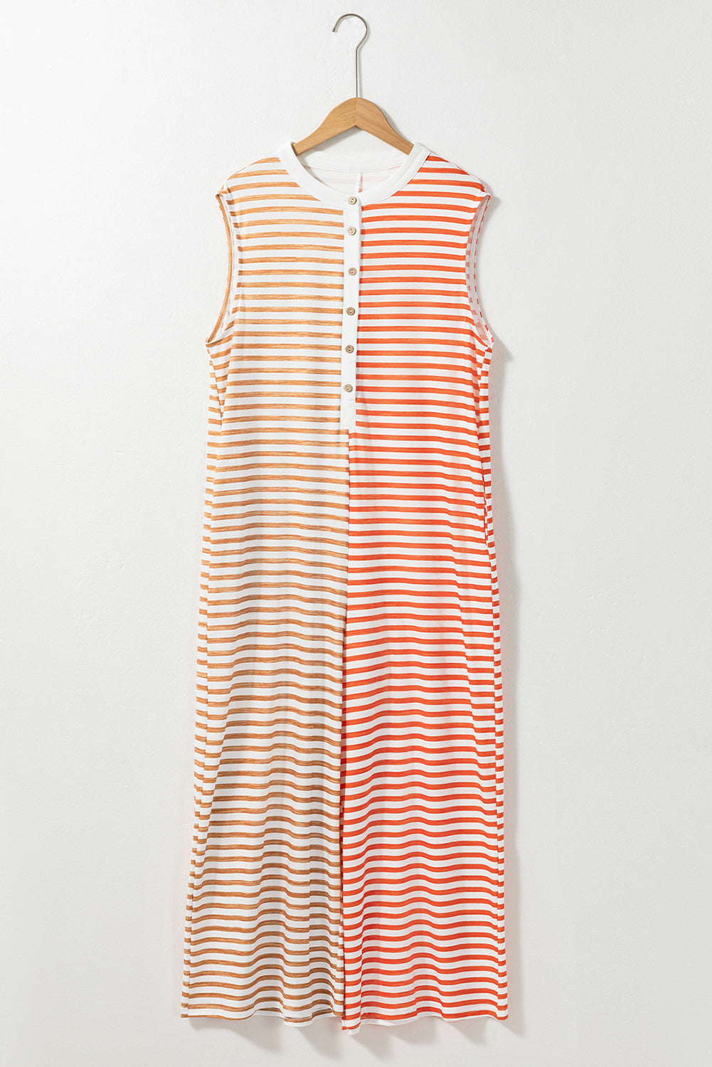 Stilla | Rund Hals Ærmeløs Jumpsuit