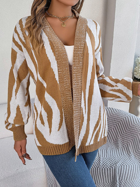 Stilla | Front Dyreprint Cardigan