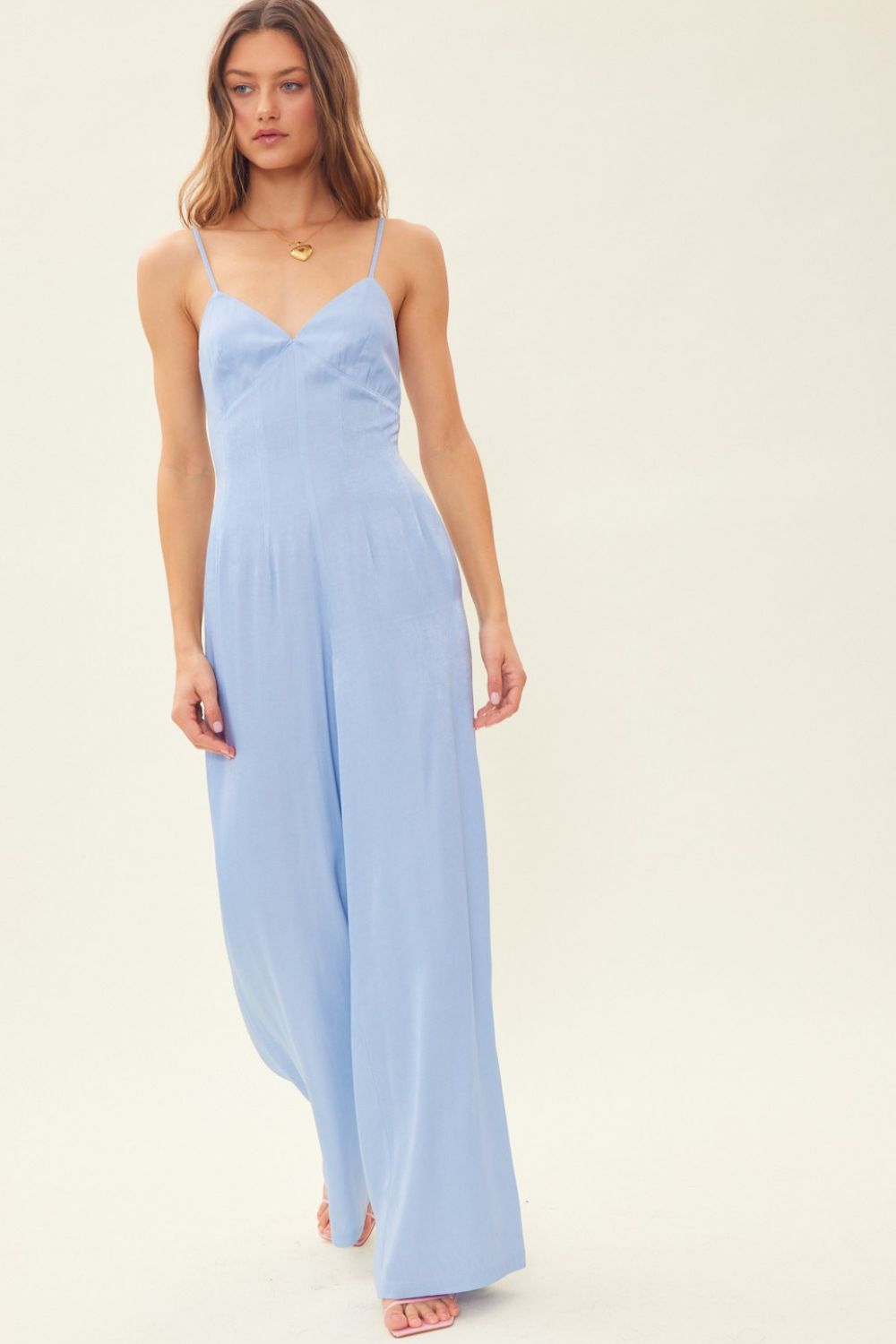 Stilla | Ditto Snørebag Uden Ærmer Bred Ben Jumpsuit