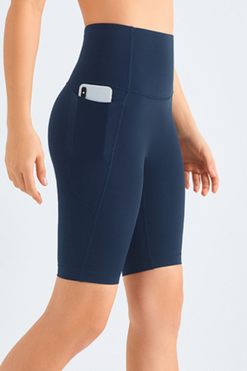 Stilla | Like Skin Elastisk Livrem Lomme Biker Shorts