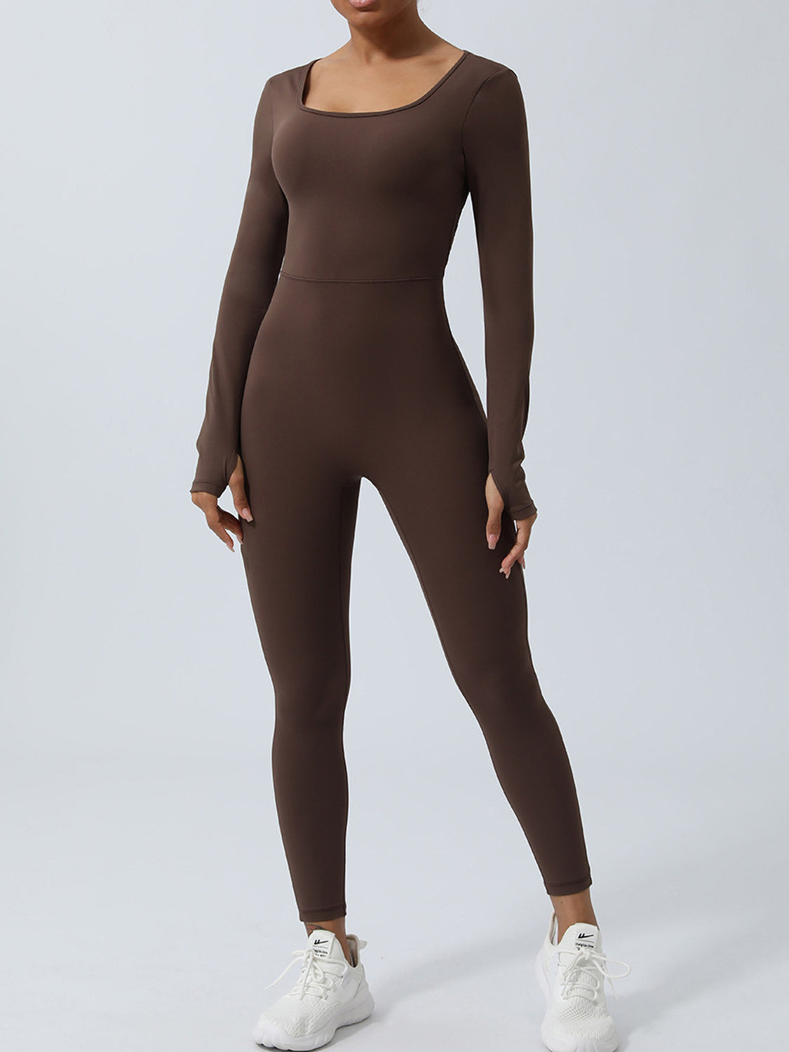 Stilla | Rygfri Langærmet Jumpsuit