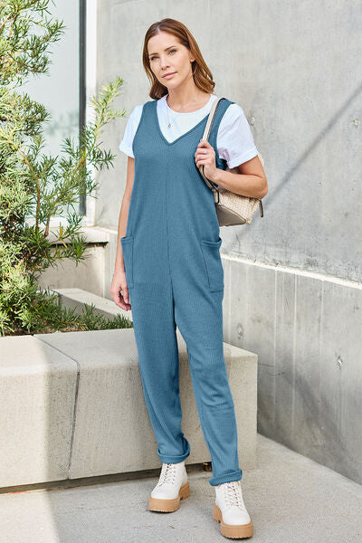 Stilla | Tag Full Size uden ærmer Lige Jumpsuit
