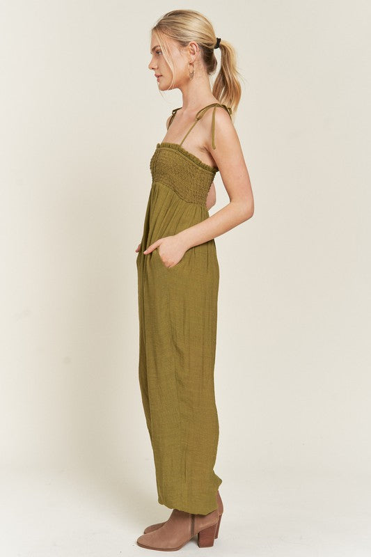 Stilla | Tie Strap Jumpsuit