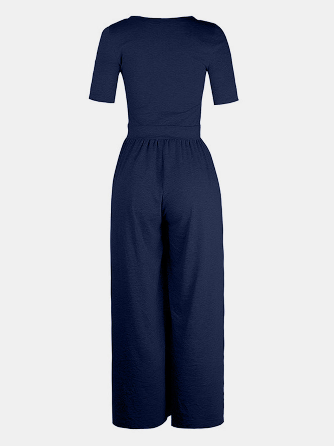Stilla | Hals Korte Ærmer Jumpsuit