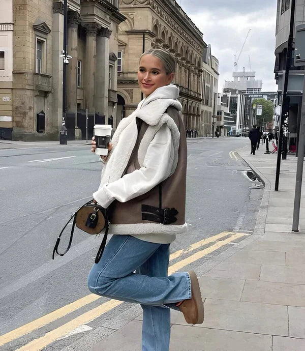 Stilla | Teddy efterårsvest