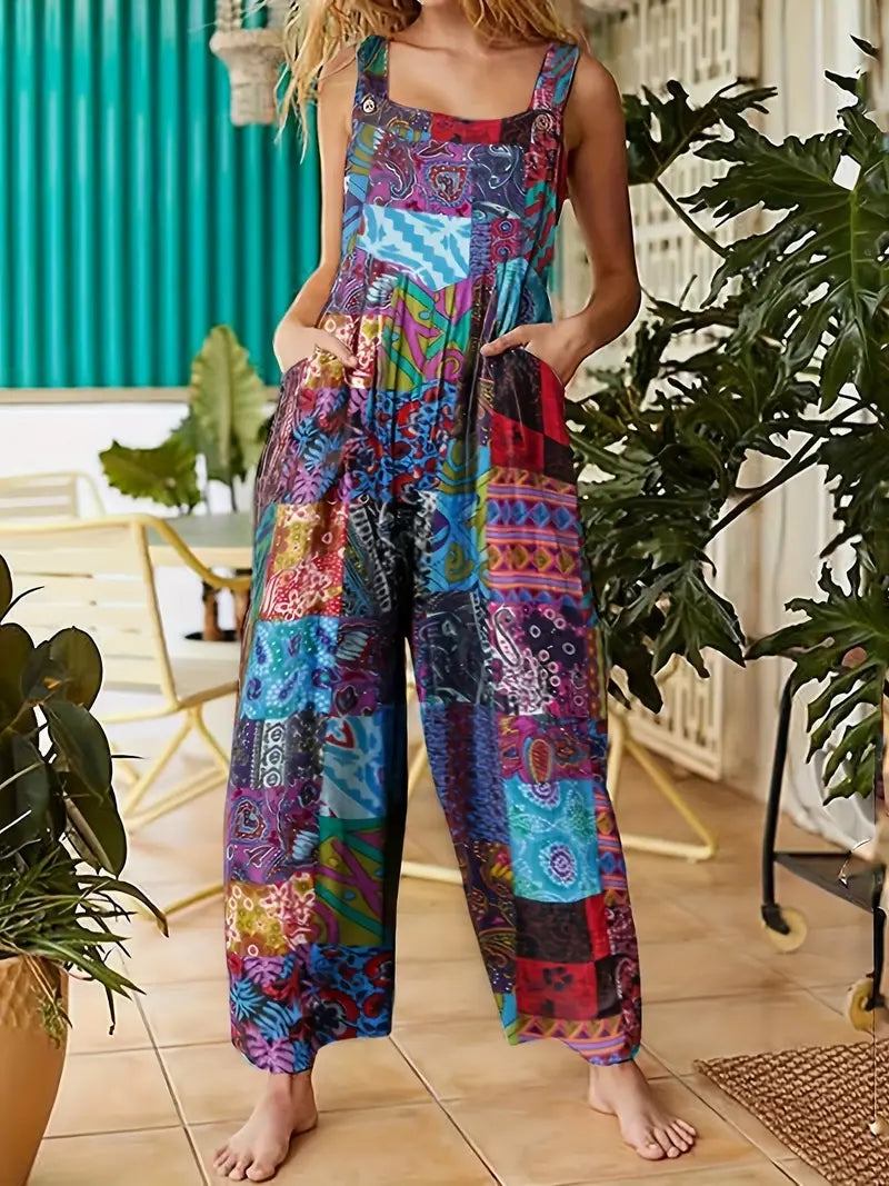 Stilla | Jumpsuit med blomstertryk