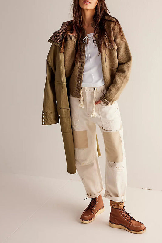 Stilla | Jakke Ståkrave Ensfarvet Cardigan Pullover