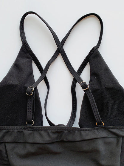 Stilla | Crisscross Spaghetti Strap One-piece Badetøj