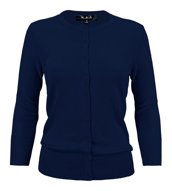 Stilla | Knapper Ned Strik Kardigan Sweater