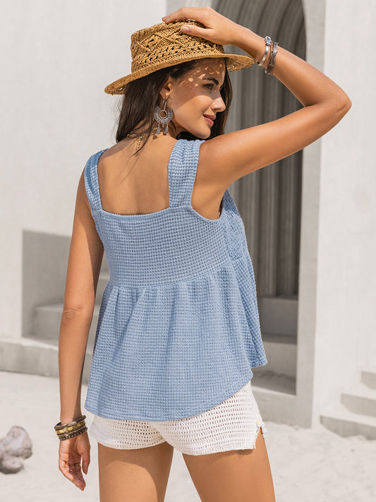 Stilla | Bundet V-Hals Tank