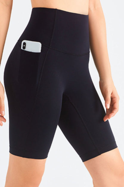 Stilla | Like Skin Elastisk Livrem Lomme Biker Shorts