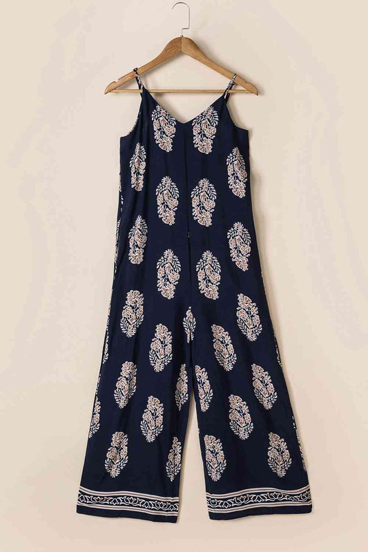 Stilla | V-hals ærmeløs jumpsuit