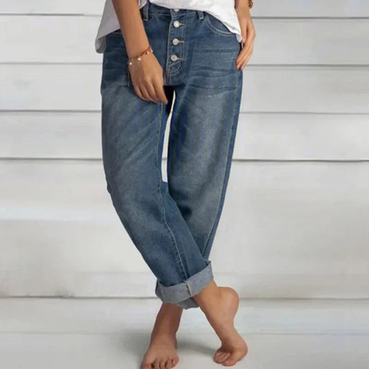 Stilla | Behagelige Løse Jeans Med Høj Talje Til Kvinder