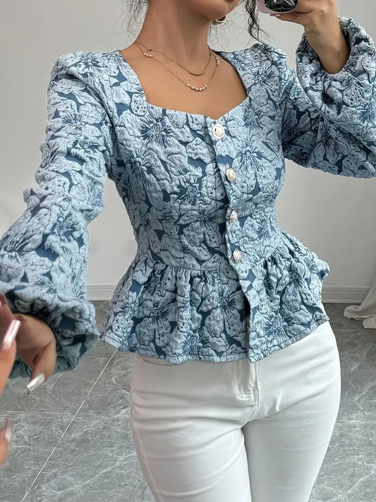 Stilla | Elegant kjole med blomstertryk