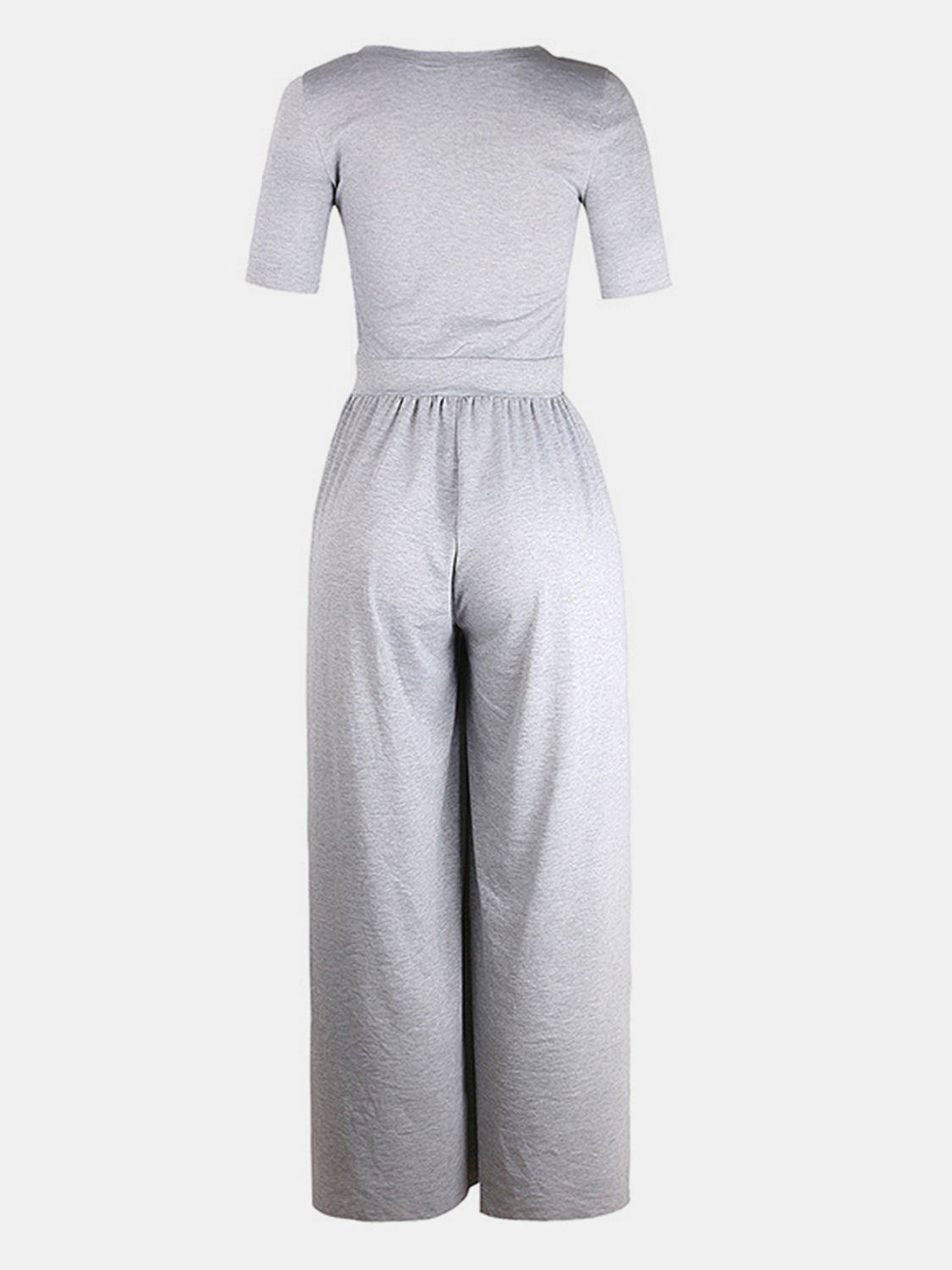 Stilla | Hals Korte Ærmer Jumpsuit