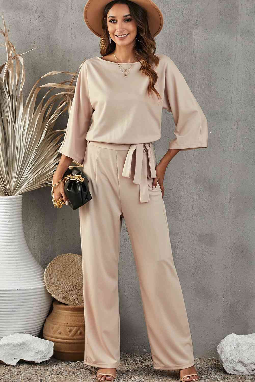 Stilla | Trekvart Ærme Jumpsuit