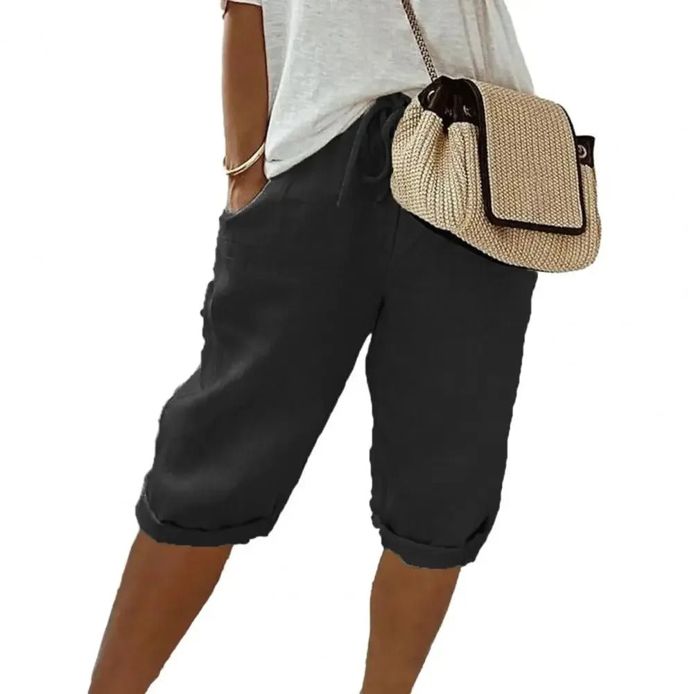 Stilla | Komfortable Sommer Cropped Bukser