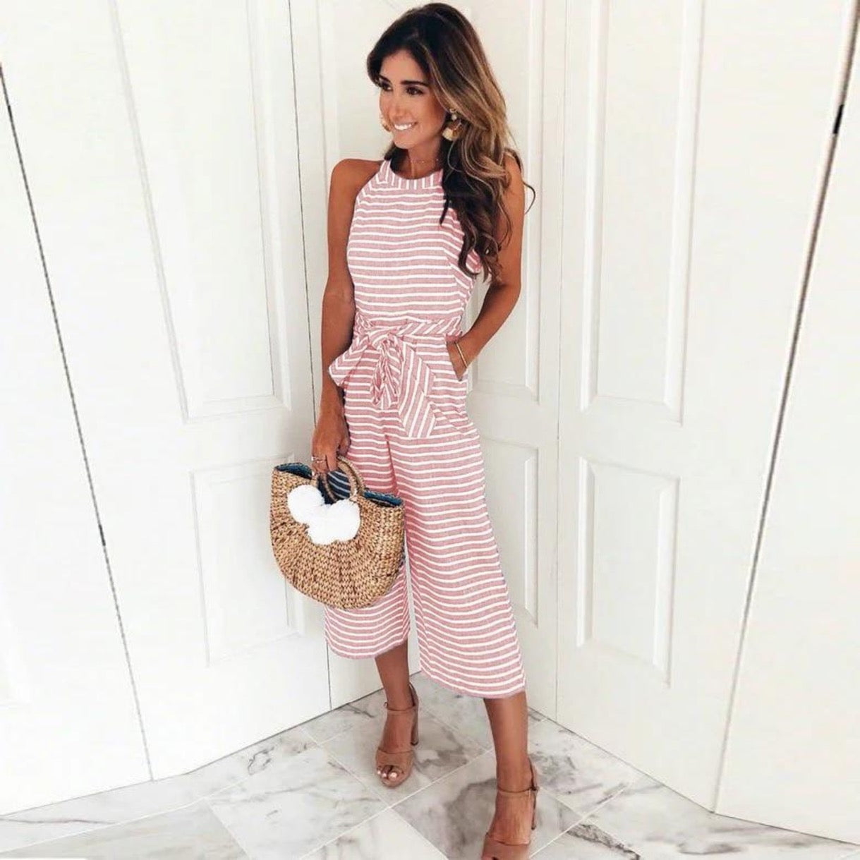 Stilla | Jumpsuit med Striber