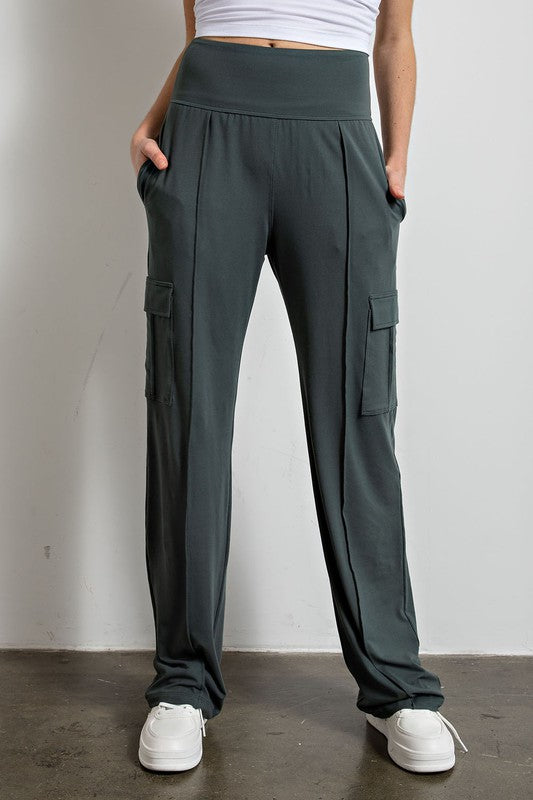 Stilla | Straight Leg Cargo Bukser