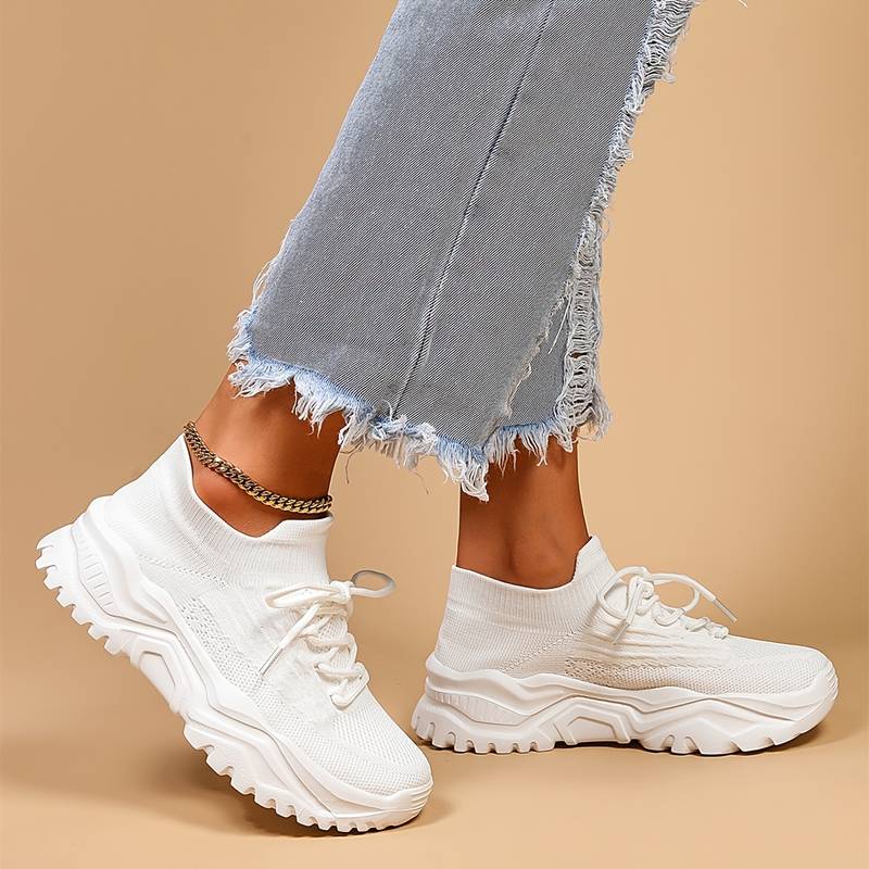 Stilla | Stilfulde Hvide Sneakers