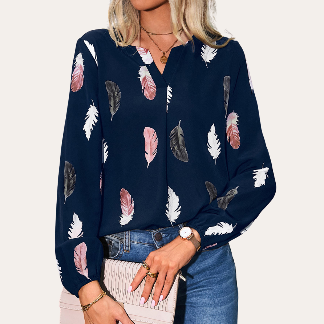Stilla | Kvinders Chiffon Fedtprint Bluse