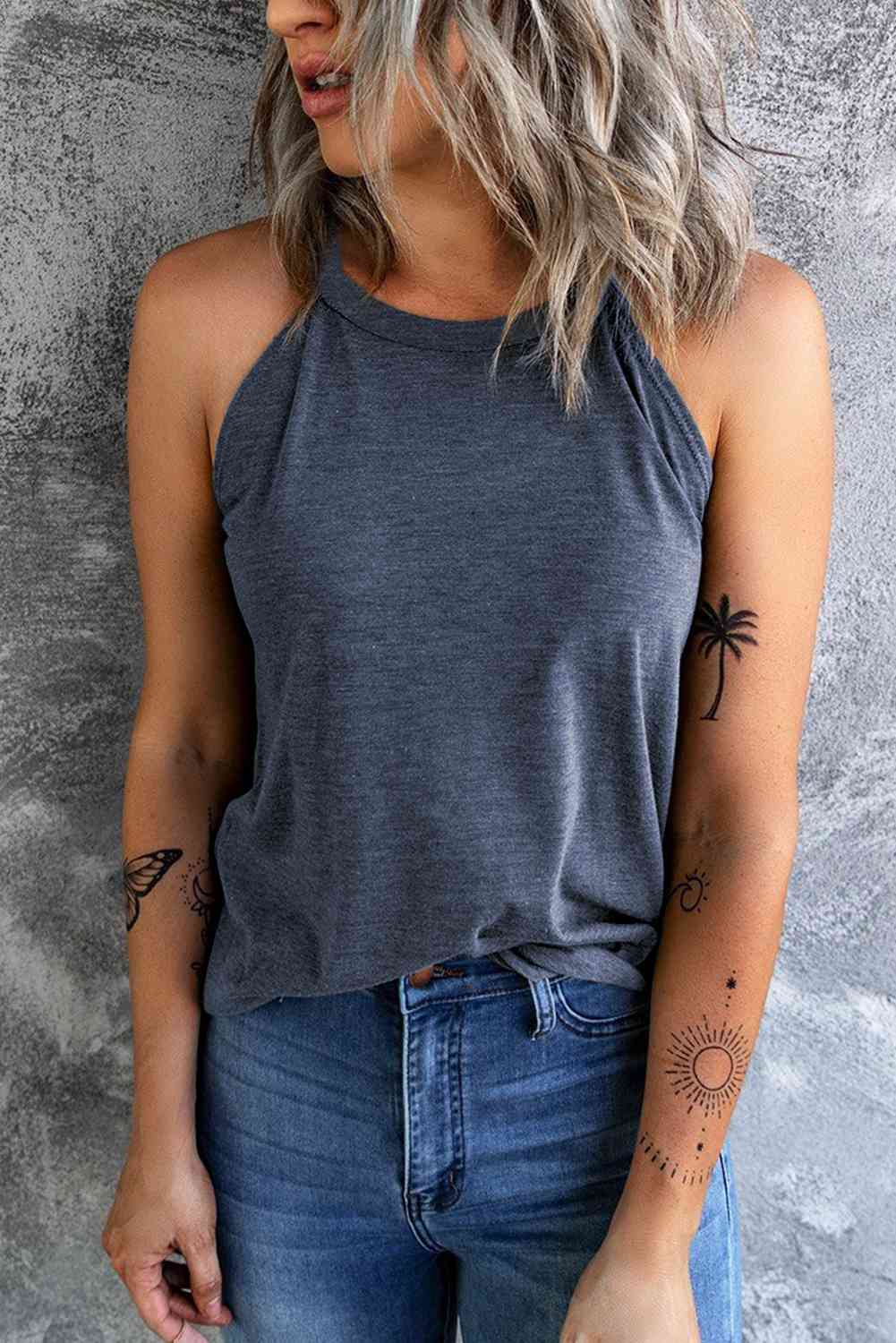Stilla | Hem Grecian Tank Top