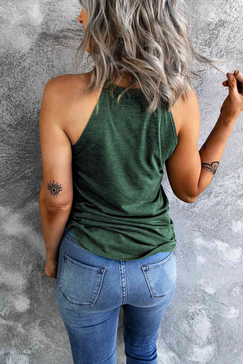 Stilla | Hem Grecian Tank Top