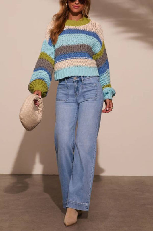 Stilla | Kort Striktrøje Fra Harvest Feels