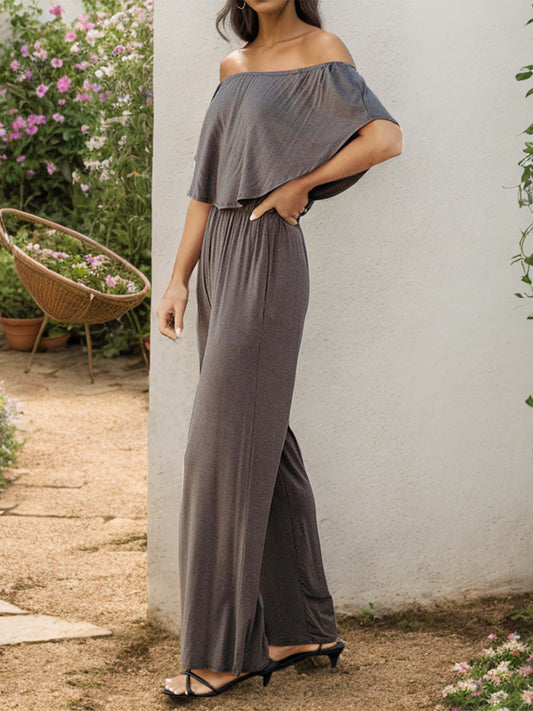 Stilla | Skulder Bred Ben Jumpsuit